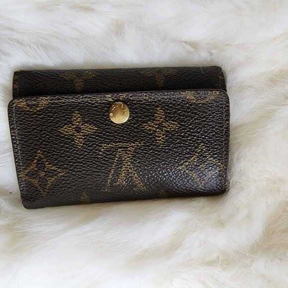 Vintage 1993 Louis Vuitton Key Holder Monogram Canvas 6 Key ET0913 - Picture 8 of 10